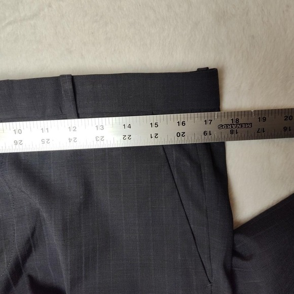 Theory Dress Pants Men 34x31 Gray Flat Lined Cody Shelburne Wool Slacks Trousers - Picture 12 of 14
